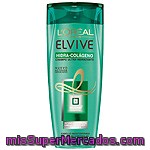 Elvive Champú Hidra Colágeno Hidratante Cabello Mediterráneo Difícil De Controlar Frasco 300 Ml