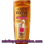 Elvive Champú Nutritivo Aceite Extraordinario Con 6 Micro-aceites De Flores Preciosas Frasco 370 Ml Para Cabello Normal A Seco