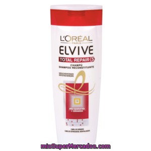 Elvive Champú Total Repair 5 Para Cabello Dañado Frasco 300 Ml