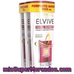 Elvive Champú Total Repair 5 Reconstituyente Pack 3 Frasco 300 Ml