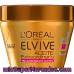 Elvive Mascarilla Bálsamo Nutritivo Aceite Extraordinario Con 6 Aceites De Flores Preciosas Tarro 300 Ml