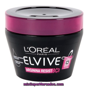 Elvive Mascarilla Capilar Arginina Resist X3 Tarro 300 Ml