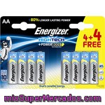 Energizer Hightech Pila Aa Blister 4 Unidades + 4 Gratis