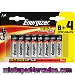 Energizer Pila Max +power Aa (lr6) Blister 8 Unidades + 4 Gratis