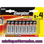 Energizer Pila Max +power Aaa (lr3) Blister 8 Unidades + 4 Gratis