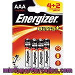 Energizer Ultra+ Pila Alcalina Aaa Blister 4 Unidades + 2 Gratis