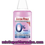 Enjuague Bucal Antiplaca 0% Licor Del Polo 500 Ml.