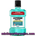 Enjuague Bucal Antiséptico Mentol Listerine 1 L.