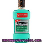 Enjuague Bucal Dientes Y Encias Sabor Menta Fresca (verde), Listerine, Botella 500 Cc