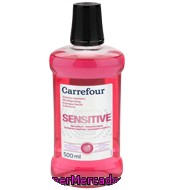 Enjuague Bucal Sensible Carrefour 500 Ml.