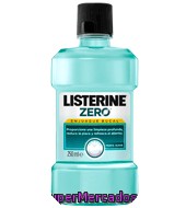 Enjuague Bucal Zero Menta Suave Listerine 250 Ml.