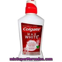Enjuague Max White Instant Colgate, Botella 500 Ml