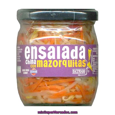 Ensalada China Con Mazorquitas Conserva, Hacendado, Tarro 425 G Escurrido 250 G