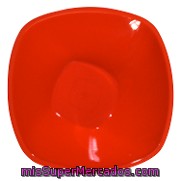 Ensaladeras Plástico Rojo 28x9 Cm Carrefour Home 2ud