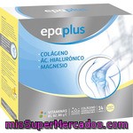 Epaplus Colágeno, Hialurónico, Magnesio Y Vitaminas B1, B2, B6 Y C Caja 14 Sobres Sabor Limón Contribuye A Reducir Las Molestias Y El Dolor En Las Articulaciones