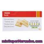 Eroski Basic Chocolate Blanco 75g