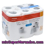 Eroski Basic Papel Higiénico 12 Rollos