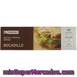 Eroski Bolsa Bocadillo 22x30 40u