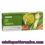 Eroski Caldo Vegetal 12 Pastillas 128g