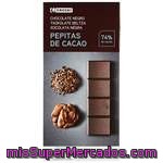Eroski Chocolate Negro 72% Con Pepitas 100g