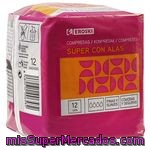 Eroski Compresa Super Alas 12u