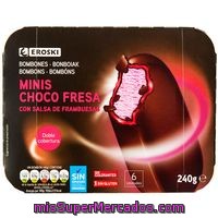 Eroski. Mini Bombo Choco Fresa