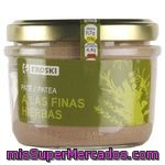 Eroski Paté A Las Finas Hierbas 125g