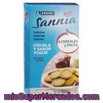 Eroski Sannia Galleta Cereales Ciruelas Yogur 550g