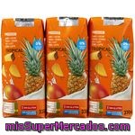 Eroski Zumo Con Leche Tropical 3x33cl