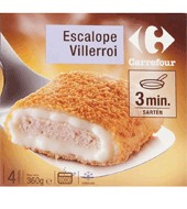 Escalope Villeroi Carrefour 360 G.