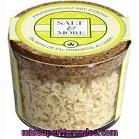 Escamas De Sal Piramidal Al Limón Salt&more, Tarro 80 G