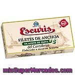 Escuris Filetes De Anchoa En Aceite De Oliva Del Cantábrico Elaborados A Mano En Santoña Lata 30 G Neto Escurrido