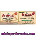 Escuris Lote De Berberechos Al Natural + Ventresca De Atún Pack 2 Latas 143 G Neto Escurrido