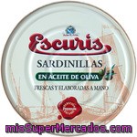Escuris Sardinillas En Aceite De Oliva 35-40 Lata 180 G