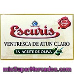 Escuris Ventresca De Atún Claro En Aceite De Oliva Lata 78 G Neto Escurrido