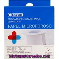 Esparadrapo Microporoso 5x2,5 Cm Eroski, Pack 1 Unid.