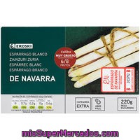 Espárrago Extra D.o. Navarra 6/8 Piezas Eroski, Lata 220 G