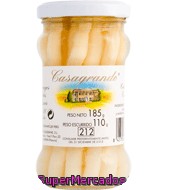 Espárragos Cortos 10/18 Piezas Casagrande Tarro 110 Gramos Peso Escurrido