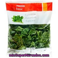 Espinaca Eroski Basic, Bolsa 300 G