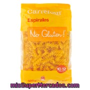 Espirales Sin Gluten Carrefour 500 G.