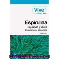 Espirulina Vive+, Caja 50 Cápsulas