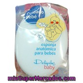 Esponja Baño Bebe Suave Ovalada, Deliplus, U