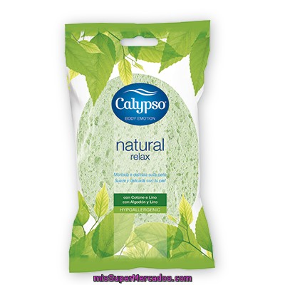 Esponja De Baño Con Fibras Naturales Calypso 1 Ud.