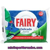 Esponja Delicado Fairy, Pack 2 Unid.