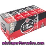 Estrella Galicia Cerveza Rubia Especial Pack 10 Latas 33 Cl