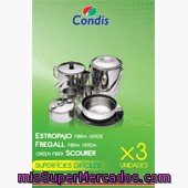 Estropajo
            Condis Fibra Verde 3 Uni