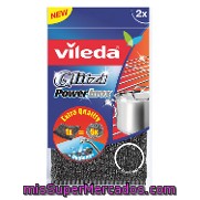 Estropajo Metálico Almohadilla Inox Power Vileda 2 Ud