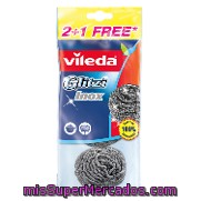 Estropajo Metálico Inox Vileda 3 Ud