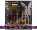 Estuche De Hombre Play Boy Vip Black Edition Colonia 50 Mililitros + Desodorante 150 Mililitros