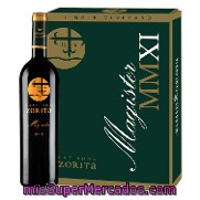 Estuche De Vino Tinto Magister Single Vineyard Hacienda Zorita Pack 3x75 Cl.